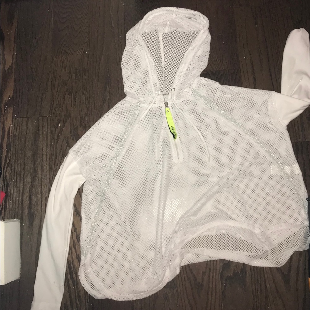 Athletic Mesh Hoodie